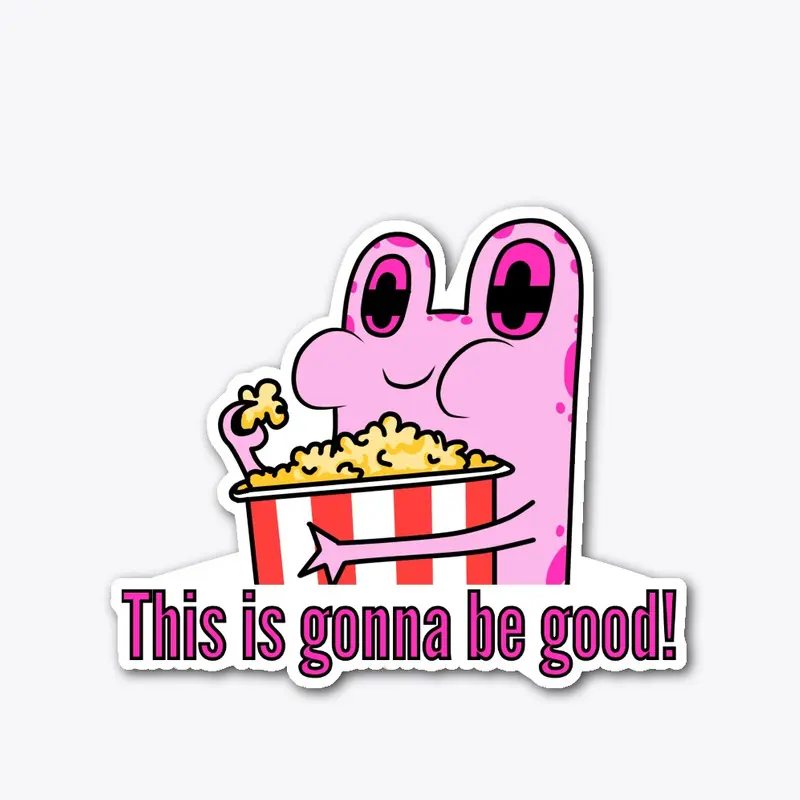 Popcorn Forg - Sticker